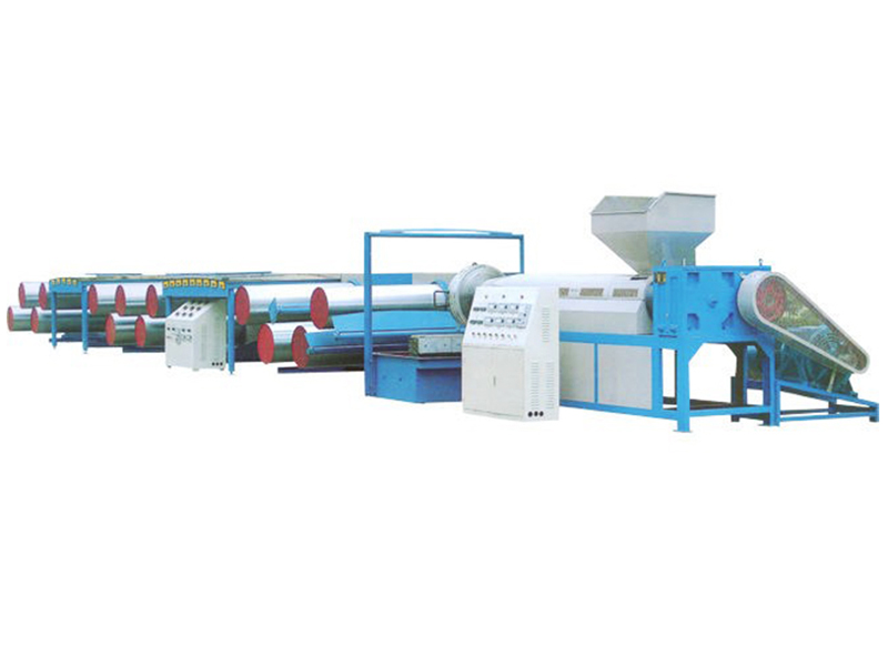 Working principle of plastic wire drawing machine